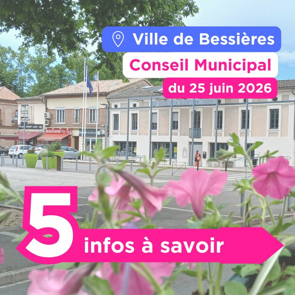 𝟱 𝗶𝗻𝗳𝗼𝘀 𝗮̀ 𝗿𝗲𝘁𝗲𝗻𝗶𝗿 𝗱𝘂 𝗖𝗼𝗻𝘀𝗲𝗶𝗹 𝗺𝘂𝗻𝗶𝗰𝗶𝗽𝗮𝗹 𝗱𝘂 𝗷𝗲𝘂𝗱𝗶 𝟮𝟱 𝗷𝘂𝗶𝗻 𝗮̀ 𝗕𝗲𝘀𝘀𝗶𝗲̀𝗿𝗲𝘀