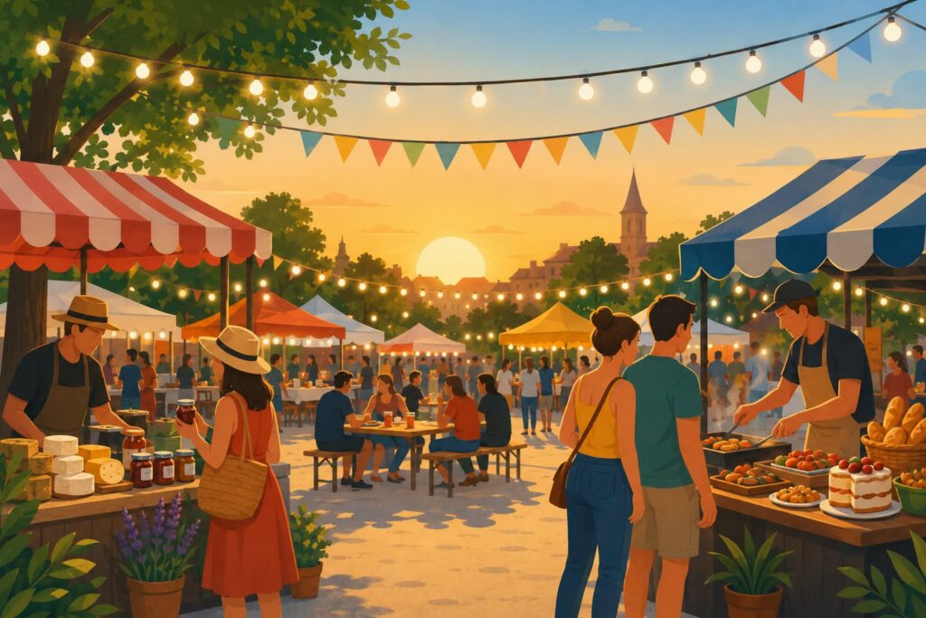 Rejoignez notre Marché Gourmand de l’Été à Bessières !