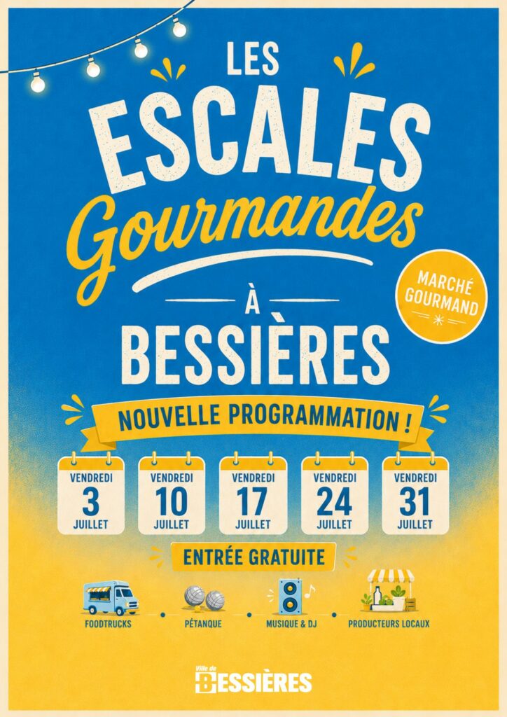 Les Escales Gourmandes reviennent faire vibrer vos vendredis d'été !