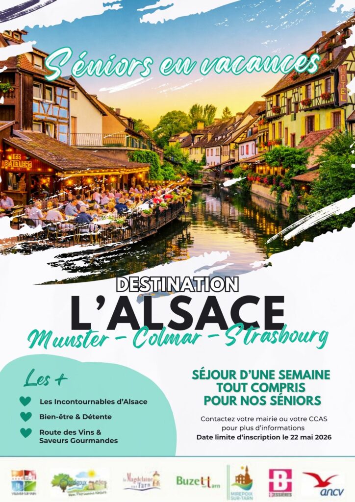 𝗩𝗼𝘆𝗮𝗴𝗲 𝗱𝗲𝘀 𝗦𝗲𝗻𝗶𝗼𝗿𝘀 : 𝗗𝗲𝘀𝘁𝗶𝗻𝗮𝘁𝗶𝗼𝗻 𝗟’𝗔𝗹𝘀𝗮𝗰𝗲 !