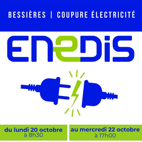 COUPURE D’ÉLECTRICITÉ – OCTOBRE 2025