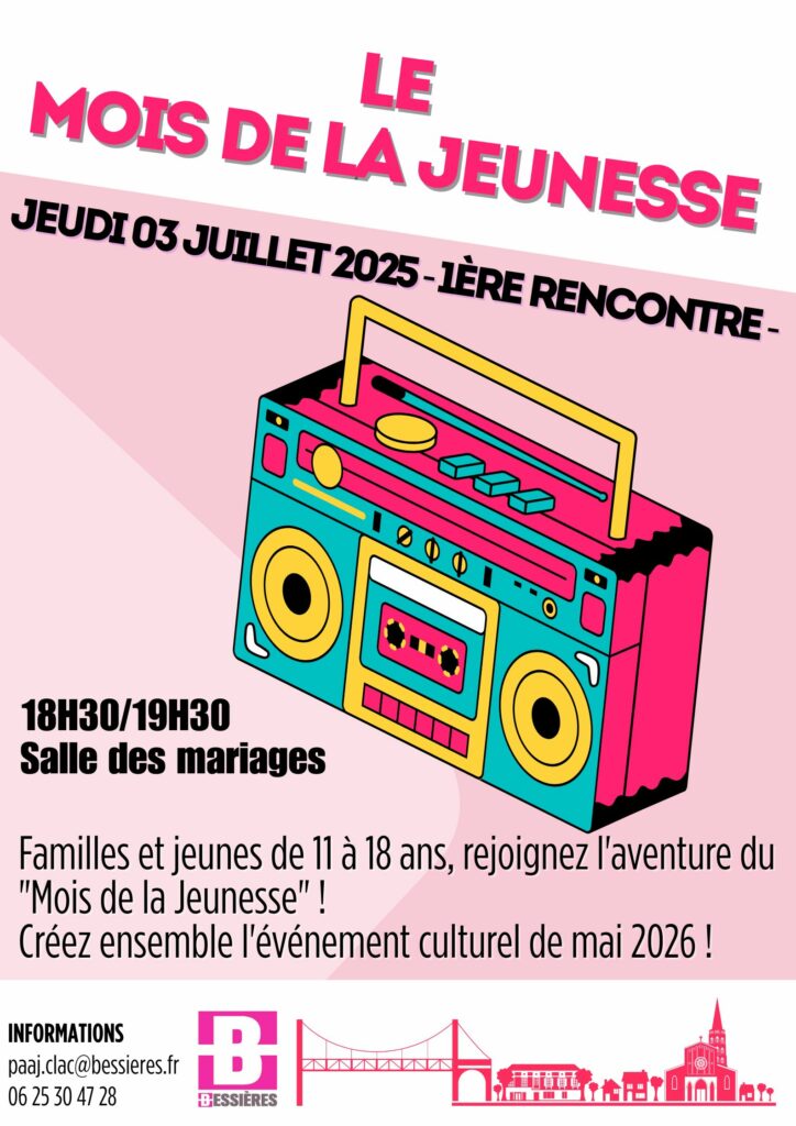 Participez à l’aventure du Mois de la Jeunesse !