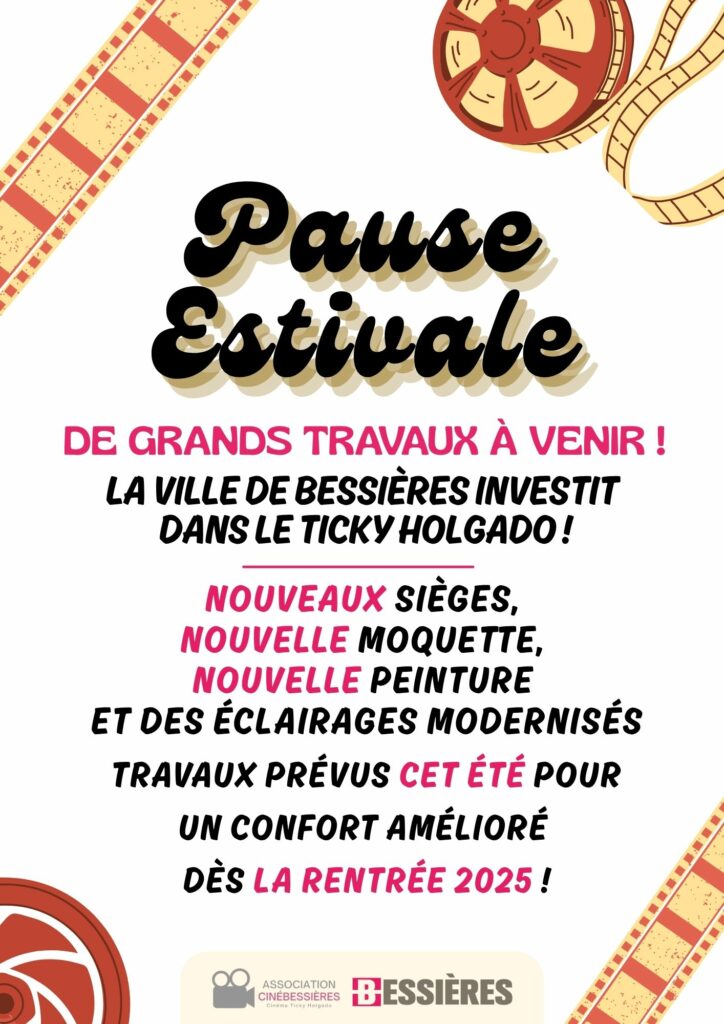 La Ville investit et rénove la salle de cinéma de Bessières !
